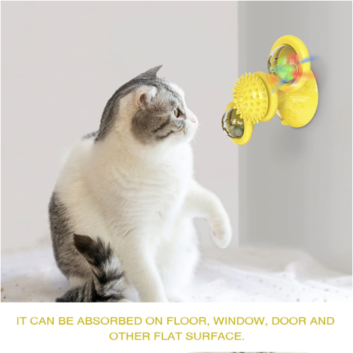 Interactive LED Light-Up Cat Ball Toy