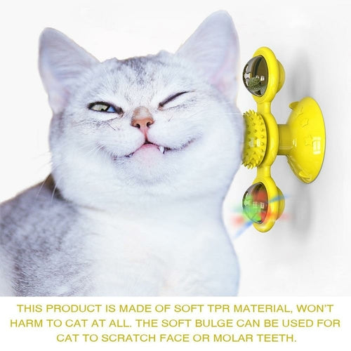 Interactive LED Light-Up Cat Ball Toy