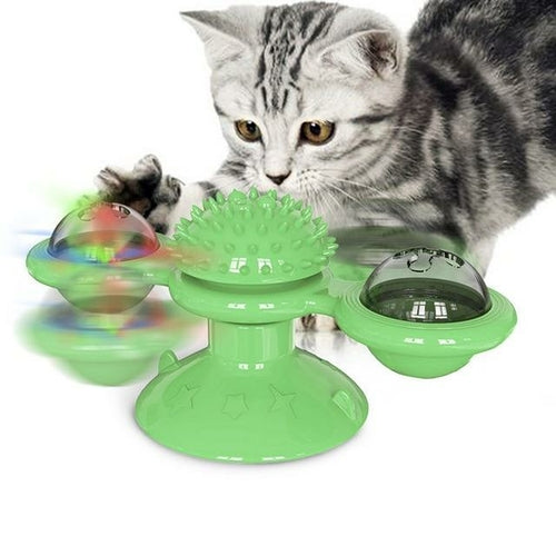 Interactive LED Light-Up Cat Ball Toy