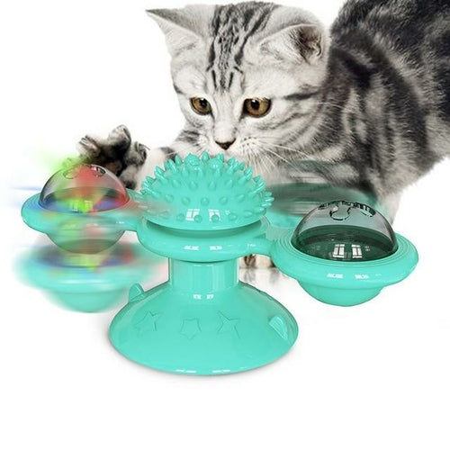 Interactive LED Light-Up Cat Ball Toy