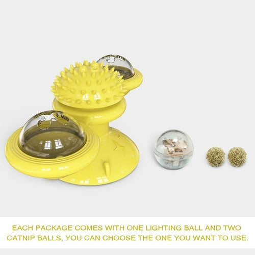 Interactive LED Light-Up Cat Ball Toy