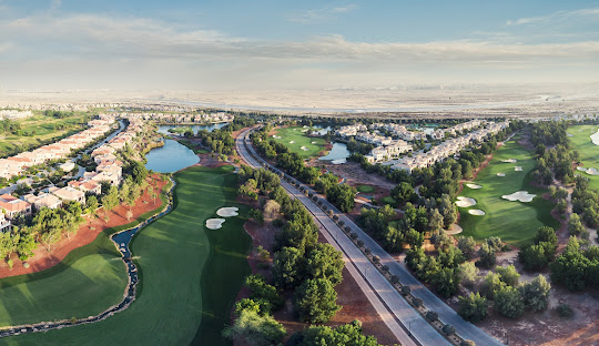 Jumeirah Golf Estates Location