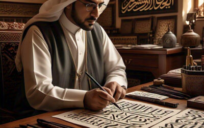 Arabic calligraphy artist dubai